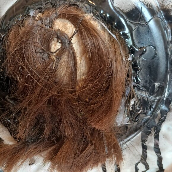 OOAK Vintage Mounted Doll Head, Creepy Doll Head, Doll Head Art, Mixed Media - Picture 10 of 11